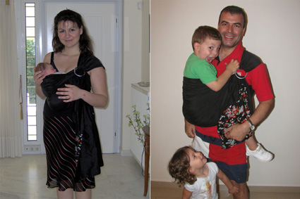 Με το ίδιο sling και με το ίδιο μωρό, 4,5 χρόνια μετά!