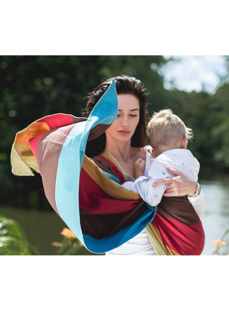 marsipos-rainbow-ring-sling-3 Marsipos baby sling by Luna