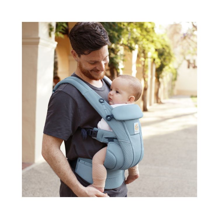 Εργονομικός Μάρσιπος με κλιπς Ergobaby Omni Breeze Slate Blue