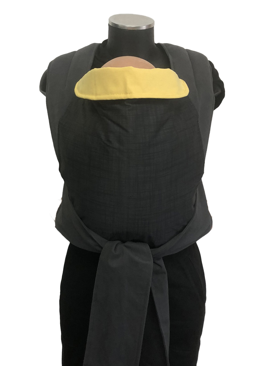 marsipos-mei-tai-4753-faux-4098-4110-1 Εργονομικός μάρσιπος Αστεράκι mei tai με γκρι και κίτρινο, διπλής όψης