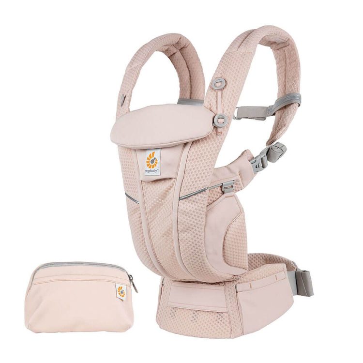 Εργονομικός μάρσιπος με κλιπς Ergobaby Omni Breeze Pink Quartz