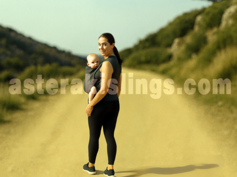 Το περπάτημα με το μωρό στον μάρσιπο είναι η καλύτερη άσκηση για μια νέα μαμά