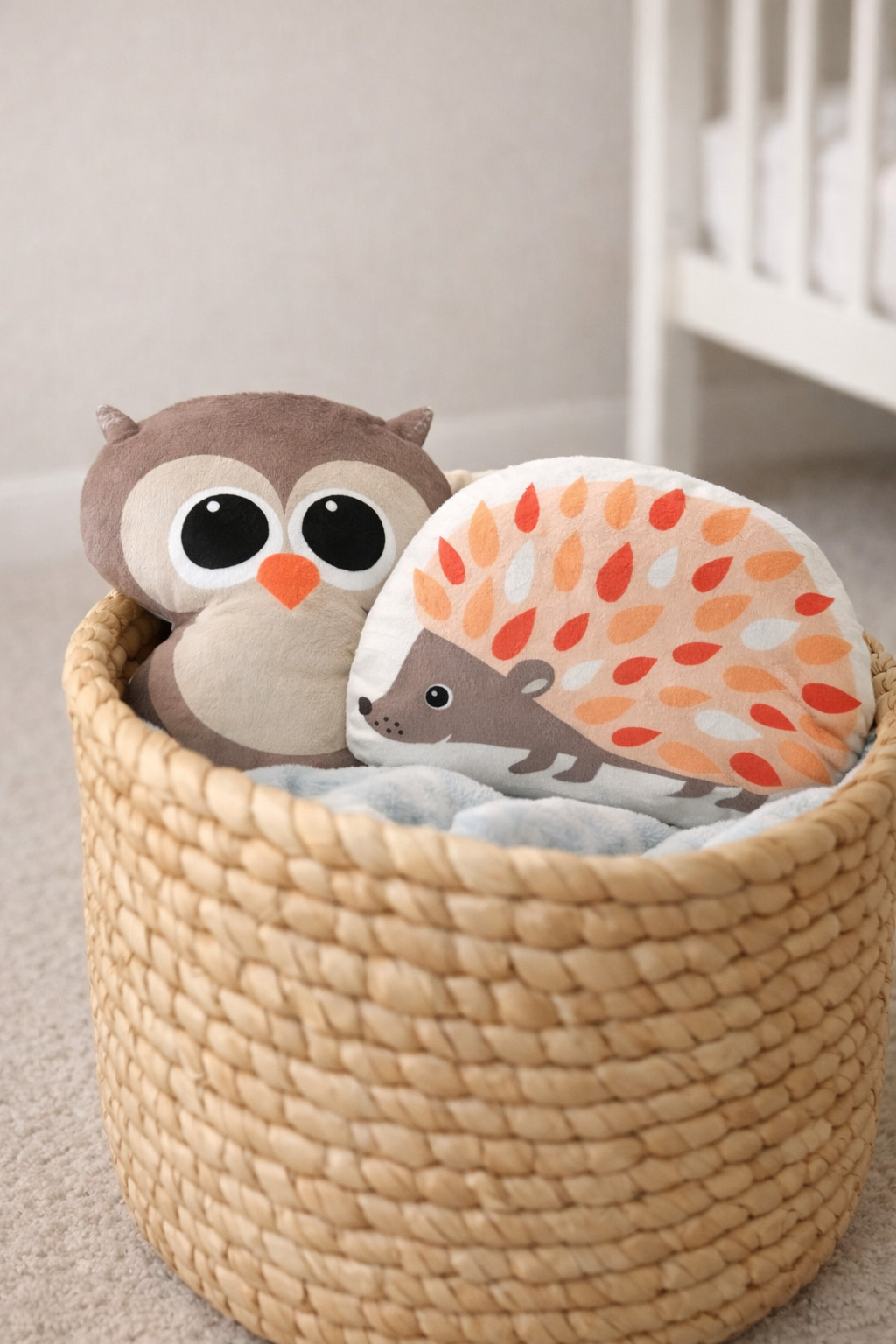 decor-nursery-pillow-woodland-animals-3 Σετ Χειροποίητων Μαξιλαριών Ζωάκια - Διακοσμητικό Παιδικού Δωματίου