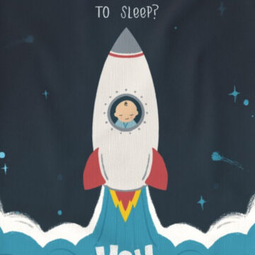 Σχέδιο μωρό σε πύραυλο για εργονομικό μάρσιπο mei tai