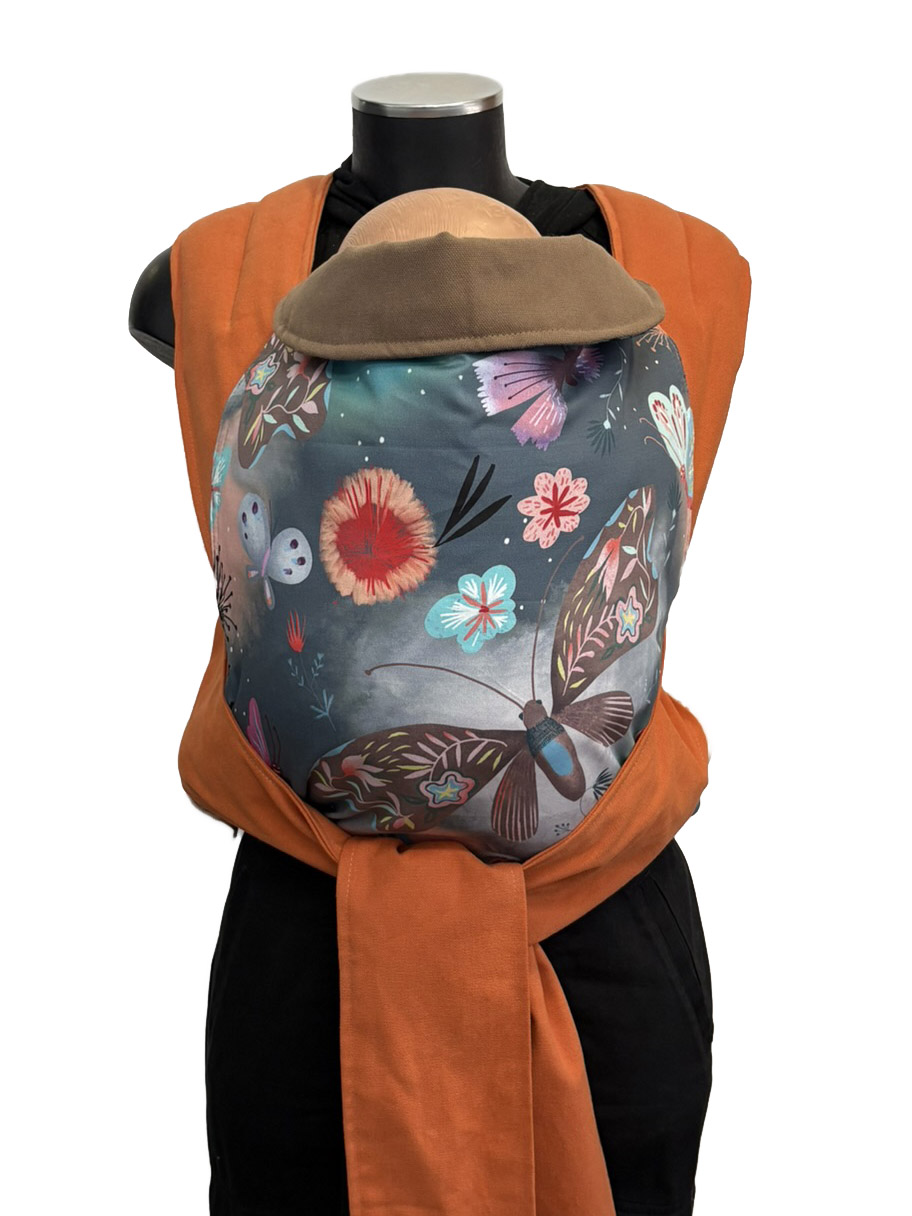 marsipos-mei-tai-4488-butterflies-4105-4103-4 Εργονομικός μάρσιπος mei tai με σχέδιο πεταλούδες και πορτοκαλί