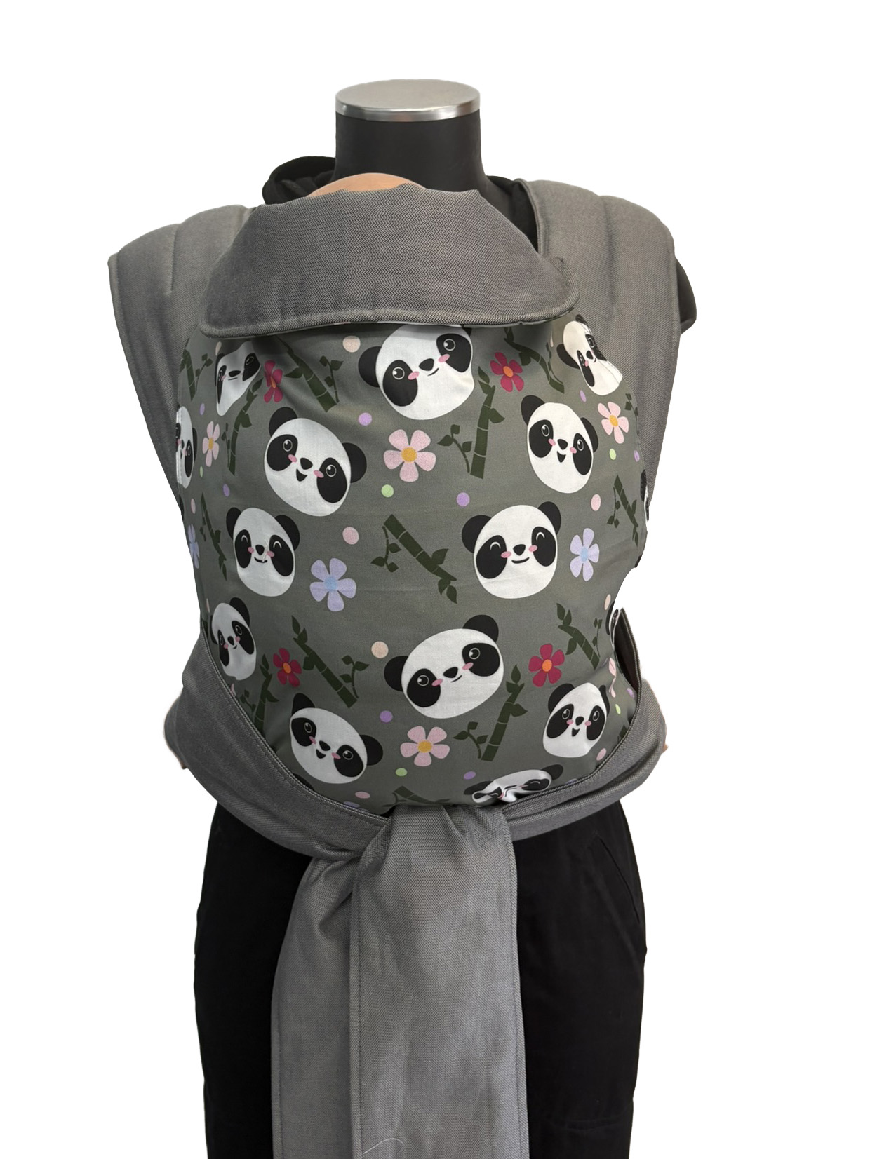 marsipos-mei-tai-4779-4387-soft-and-cool-stone-weave-4 Εργονομικός μάρσιπος mei tai με panda και γκρι της πέτρας, για όλες τις θέσεις, για όλες τις ηλικίες