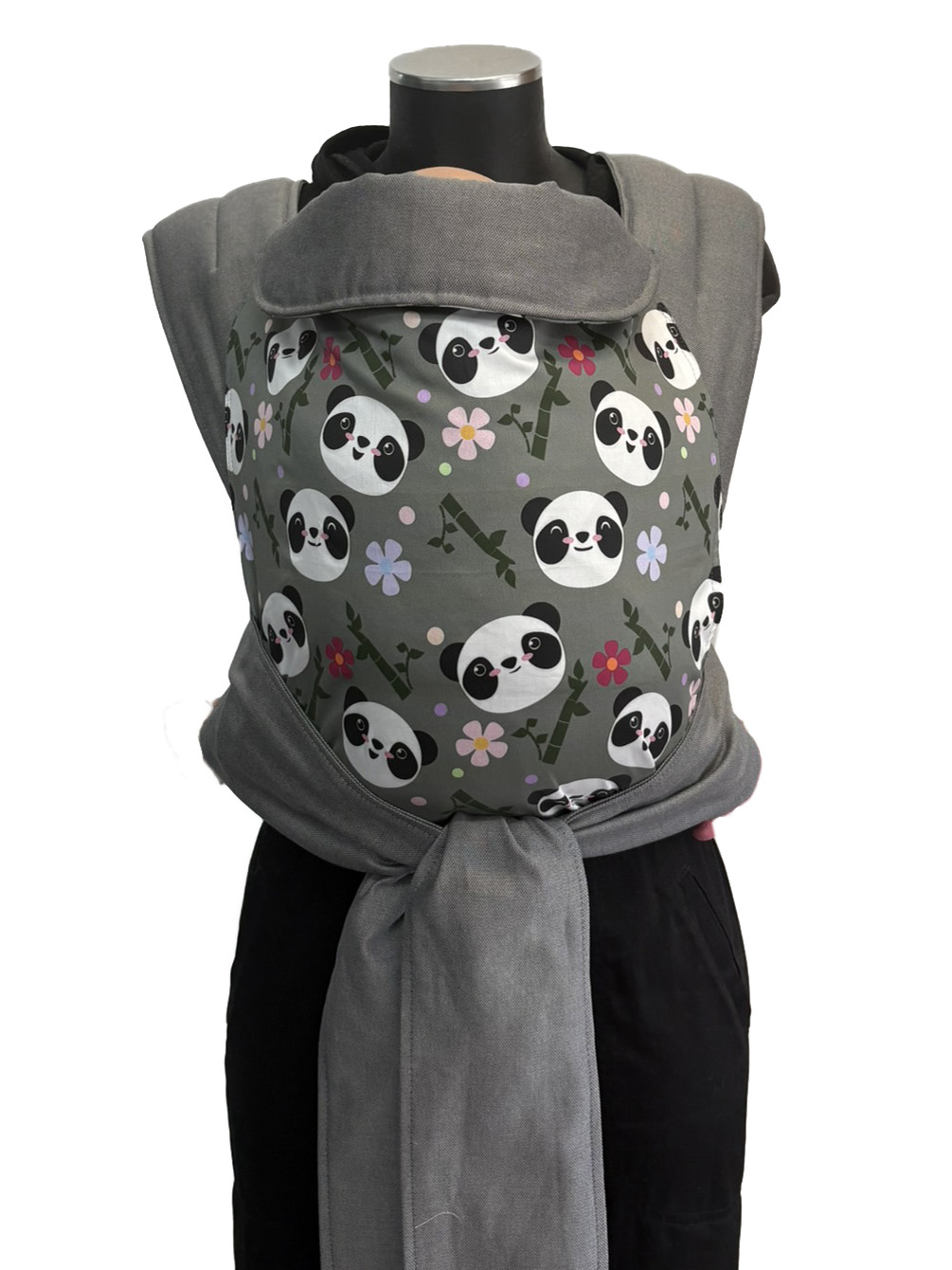 marsipos-mei-tai-4779-4387-soft-and-cool-stone-weave-6 Εργονομικός μάρσιπος mei tai με panda και γκρι της πέτρας, για όλες τις θέσεις, για όλες τις ηλικίες