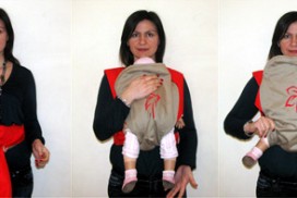 You choose how open your baby's legs are