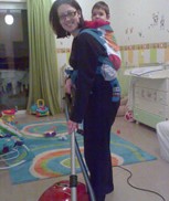 Chores with the baby