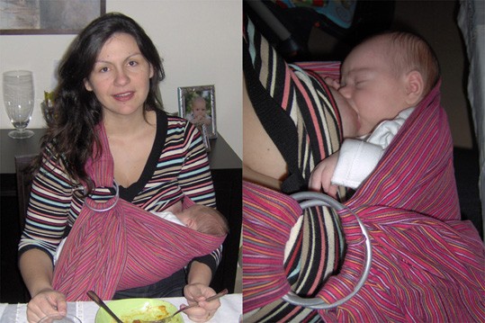 Breastfeeding with hands free