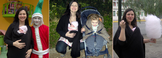 A Christmas outing with the babies