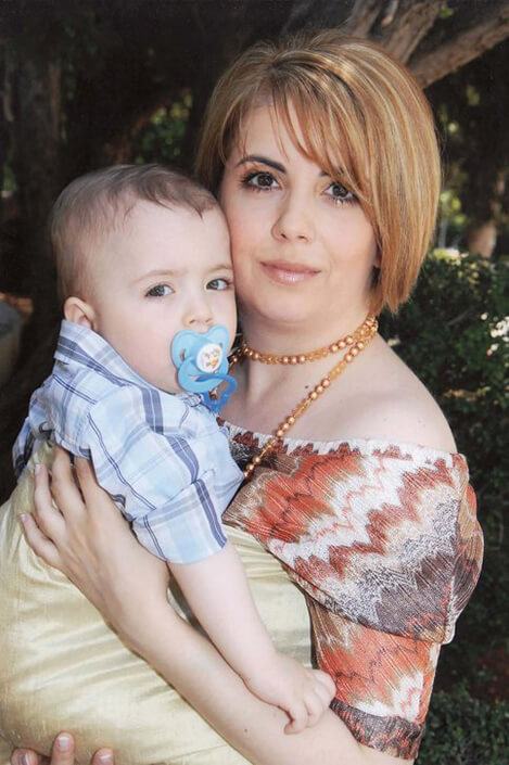 Mum and son