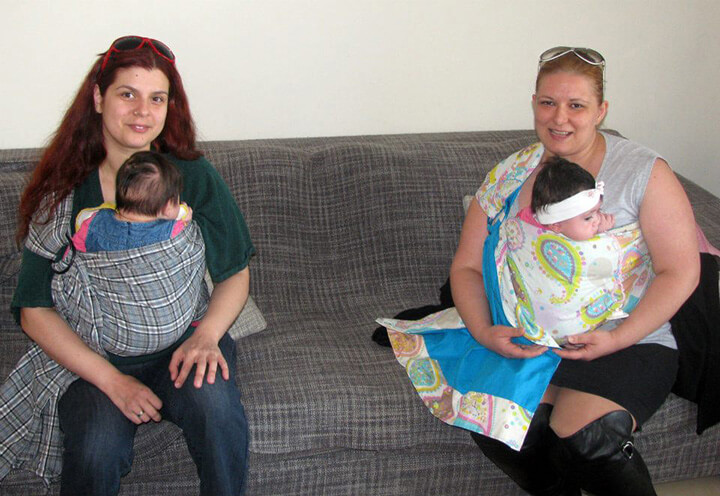 A babywearing meet-up