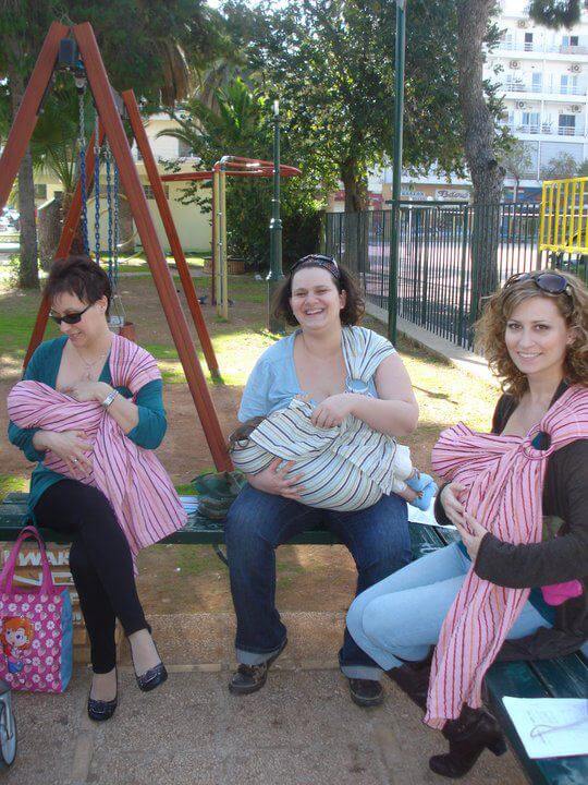 A babywearing meet-up