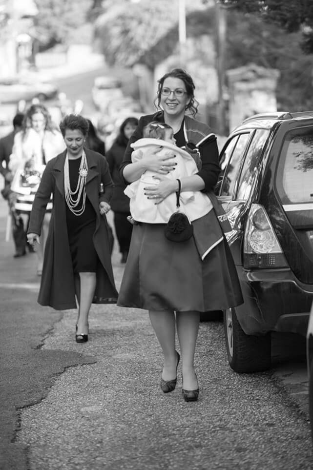 A Christmas christening