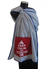 Σιδερότυπο Keep calm and scooter on