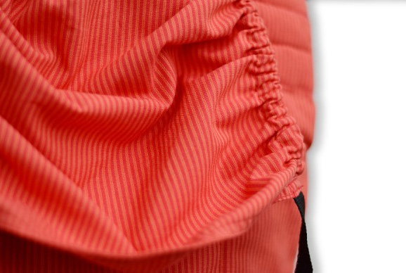 KiBi Baby Carrier Coral Stripes via Asteraki Slings - Image 3