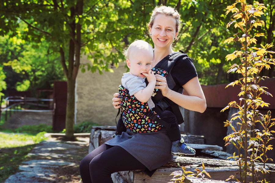 KiBi Baby Carrier Butterfly via Asteraki Slings - Image 3