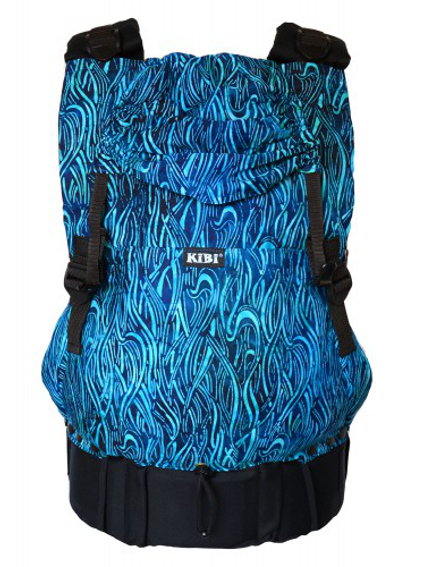 KiBi Baby Carrier Batik Blue via Asteraki Slings