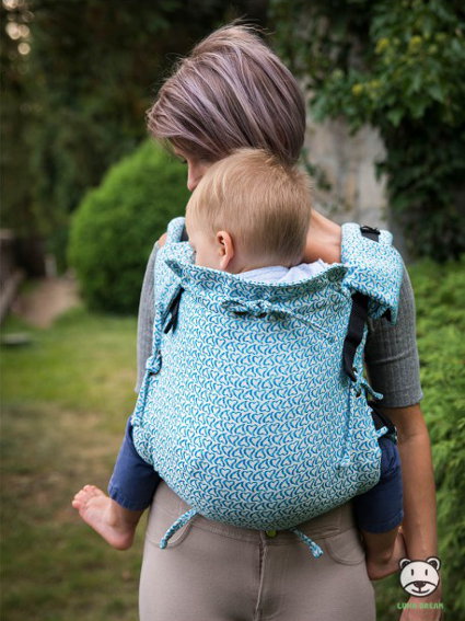 Little hearts Blue Adjustable Baby Carrier - Image 4