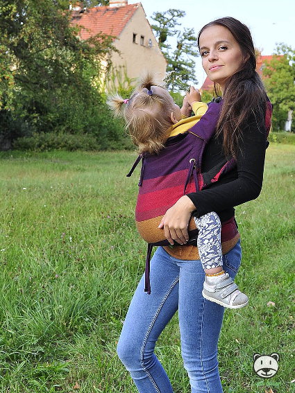 Purple Love Adjustable Baby Carrier - Image 4