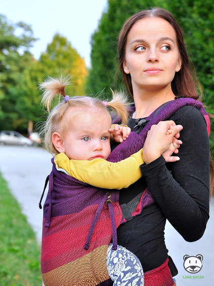 Purple Love Adjustable Baby Carrier - Image 3