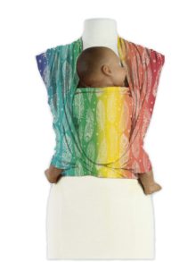 Ζακάρ Υφαντός Μάρσιπος Αγκαλιάς Wrap Rainbow Cream