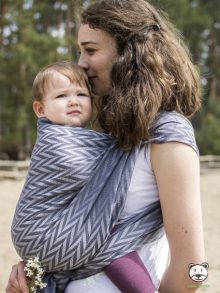 Μάρσιπος Αγκαλιάς Wrap Herringbone Grey