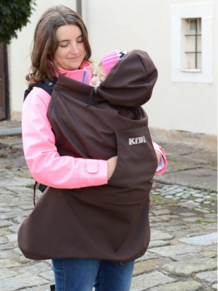 KiBi Babywearing Softshell Cover - Brown