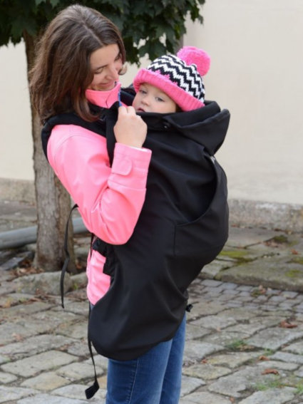 KiBi Babywearing Softshell Cover - Black - Image 5