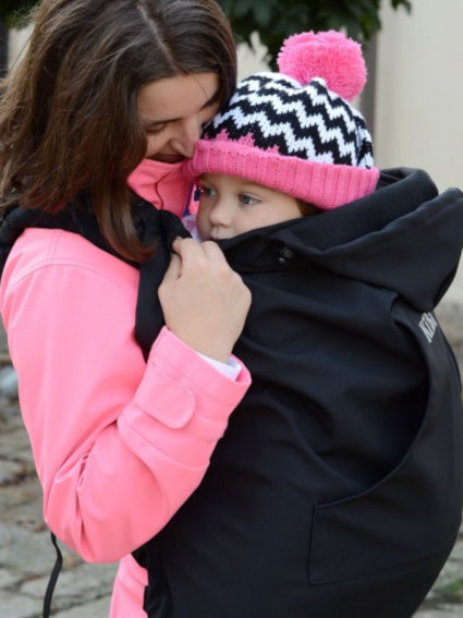 KiBi Babywearing Softshell Cover - Black - Image 2