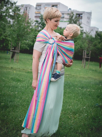 Μάρσιπος Αγκαλιάς Ring Sling Magic Summer - Image 2