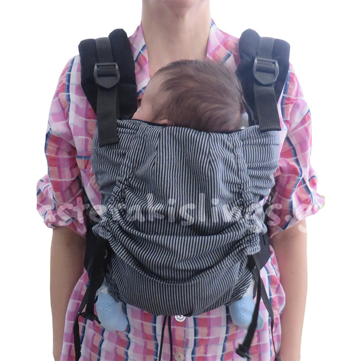 Newborn baby in a KiBi