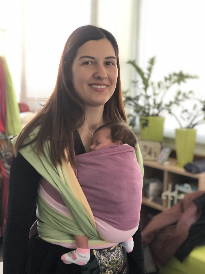 Newborn in a wrap