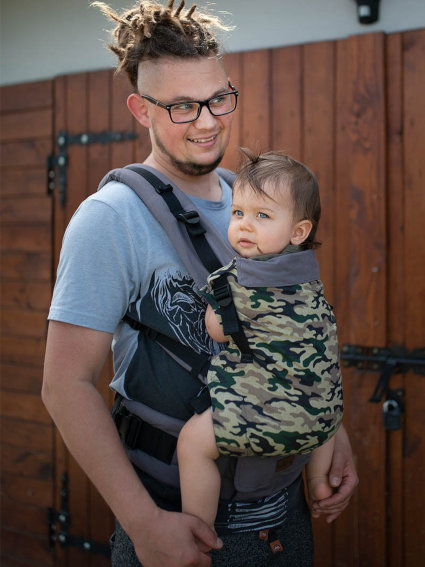 Kinder Hop Multi Grow Carrier Moro via Asteraki Slings - Image 2