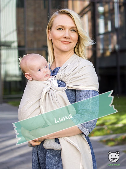 μάρσιπος αγκαλιάς ring sling lunadream