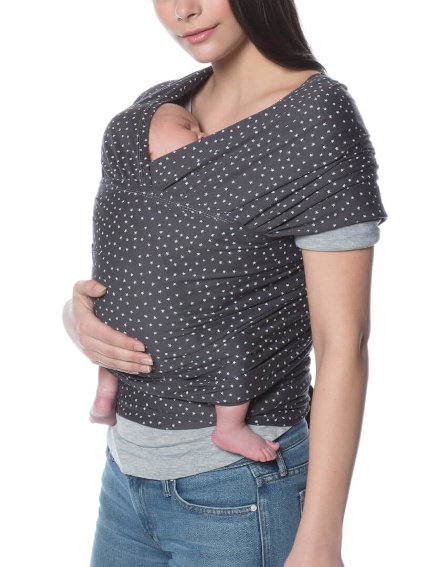 Ergobaby AURA Stretchy Wrap - Twinkle Grey - Image 2