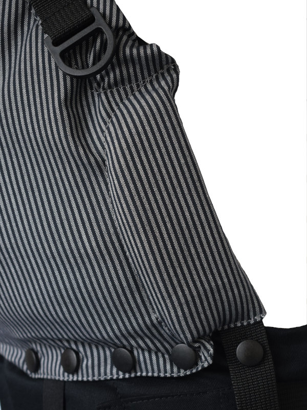 Μάρσιπος Αγκαλιάς KiBi IN Black White Stripes από τα Αστεράκια - Image 5