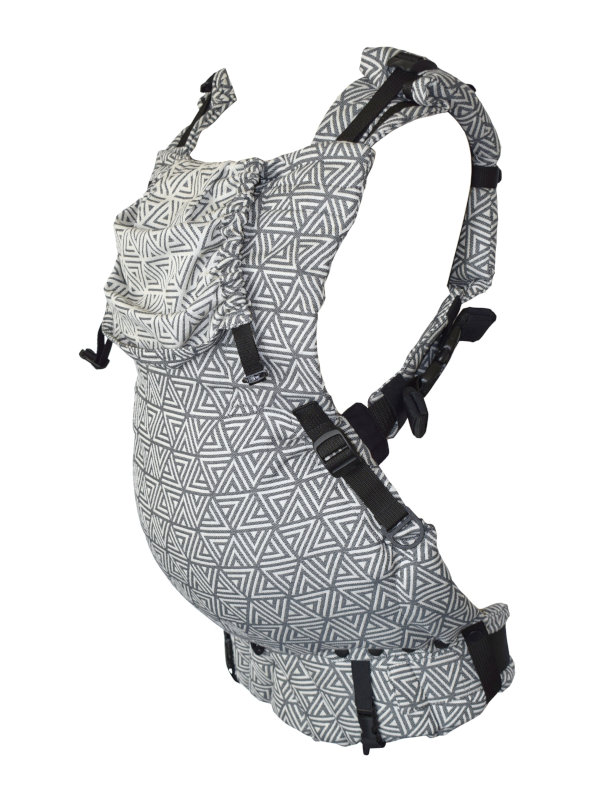 KiBi IN Baby Carrier Grey Illusion via Asteraki Slings - Image 3