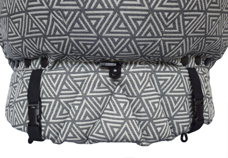 KiBi IN Baby Carrier Grey Illusion via Asteraki Slings - Image 7