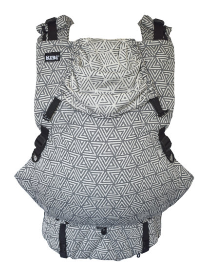 KiBi IN Baby Carrier Grey Illusion via Asteraki Slings - Image 5