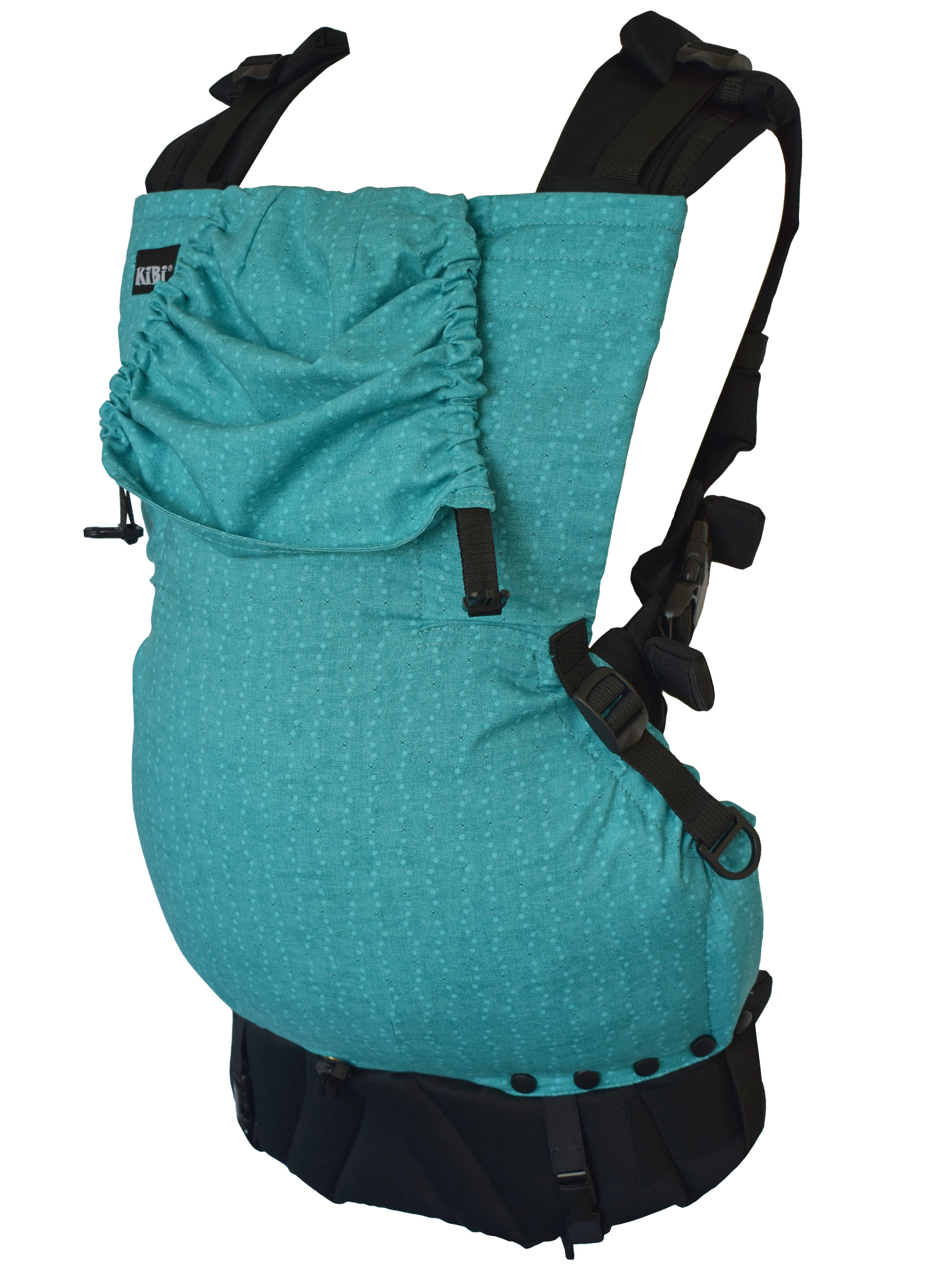 KiBi IN Baby Carrier Track Turquoise via Asteraki Slings - Image 2