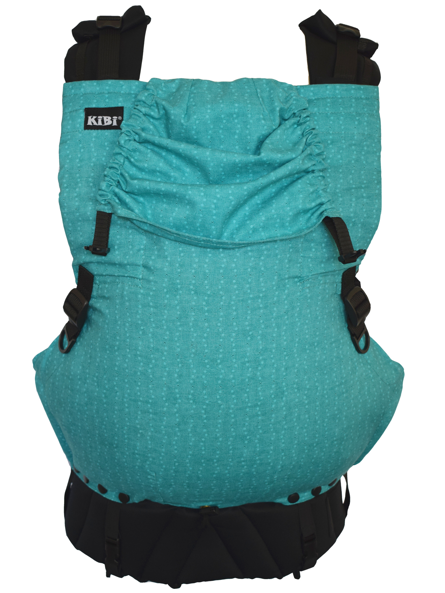 KiBi IN Baby Carrier Track Turquoise via Asteraki Slings