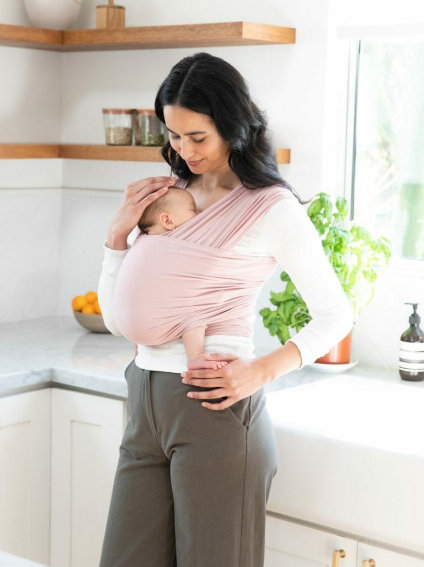 Ergobaby AURA Stretchy Wrap - Blush Pink