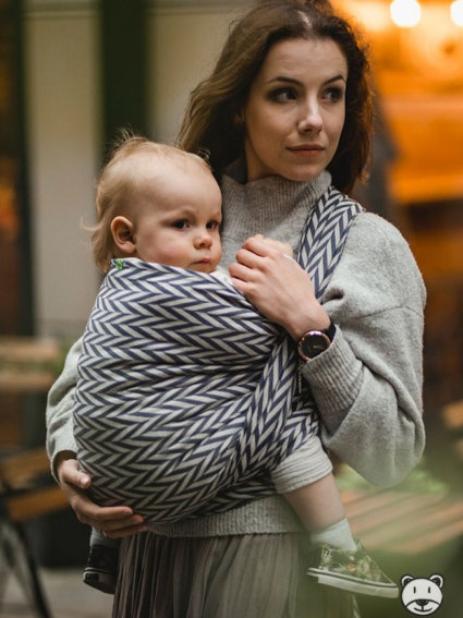 Woven Wrap Herringbone Mono