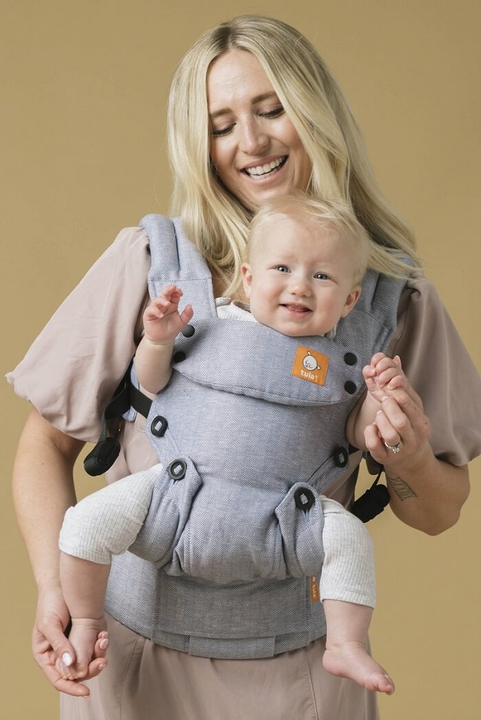 marsipos-baby-tula-explore-linen-rain-facing-forward