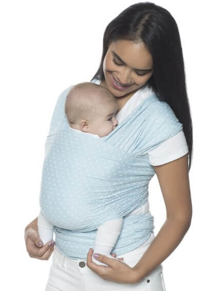 Ergobaby AURA Ελαστικός Μάρσιπος Wrap - Baby Blue