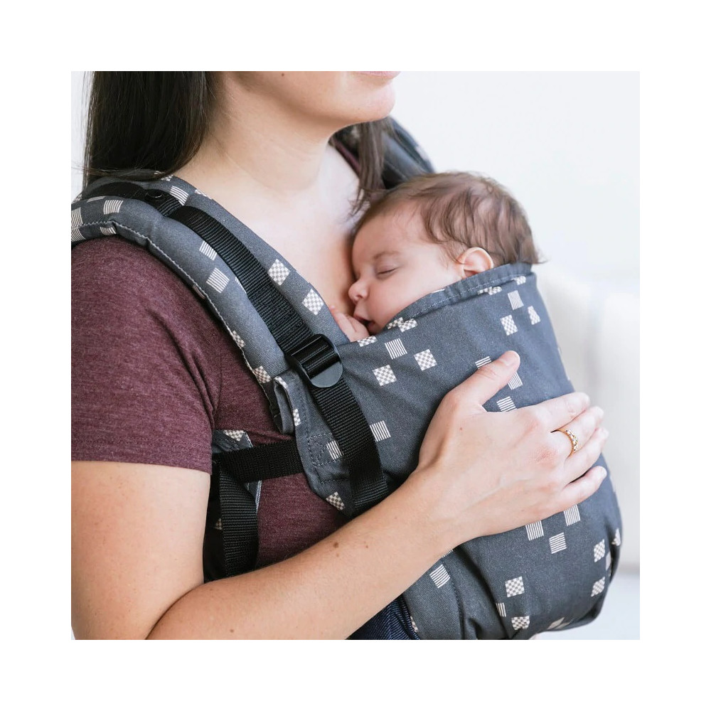 Marsipos Tula Gree to Grow Patchwork Checkers newborn