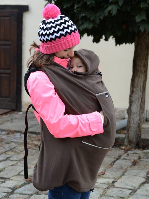 Κάλυμμα μάρσιπου για το κρύο, fleece, χρώμα καφέ