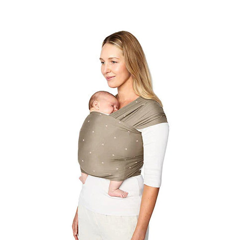 Μάρσιπος Ergobaby Aura Olive Hearts ελαστικό ύφασμα